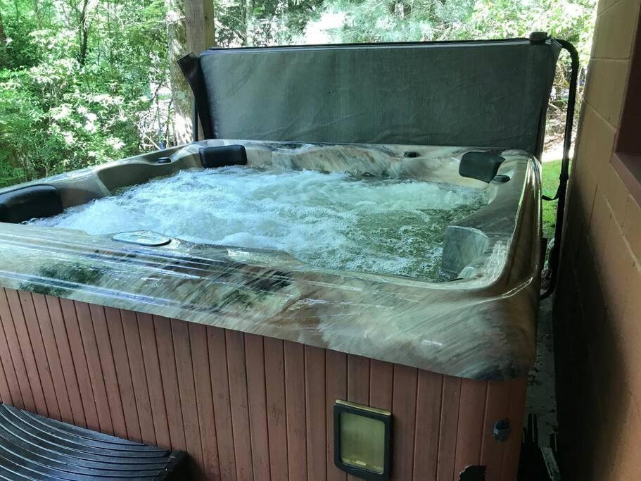 Cabin Fever On Cartecay River Ellijay Bagian luar foto